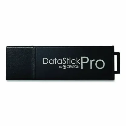 Centon DataStick Pro USB 3.0 Type A Flash Drive, 256 GB, Black, 5/Pack