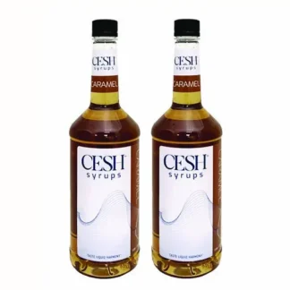 CESH™ Caramel Syrup, 33.81 oz Bottle, 2/Carton