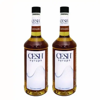 CESH™ Caramel Syrup, 33.81 oz Bottle, 2/Carton