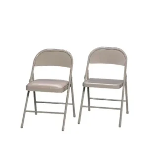 Chair Steel Folding 4/Carton Beige