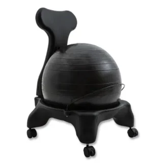 Champion Sports FitPro Ball Chair, Supports Up to 200 lb, Gray