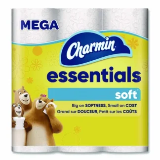 Charmin® Essentials Soft Bathroom Tissue, Septic Safe, 2-Ply, White, 330 Sheets/Roll