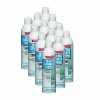 Chase Products Champion Sprayon Glass Cleaner with Ammonia, 19 oz Aerosol Spray, 12/Carton