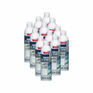 Chase Products Champion Sprayon Stainless Steel Cleaner, 16 oz Aerosol Spray, 12/Carton