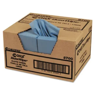 Chicopee® VeraClean Critical Cleaning Wipes, Smooth Texture, 1/4 Fold, 1-Ply, 12" x 13", Unscented, Blue, 400/Carton