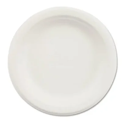 Chinet® Paper Dinnerware Plate, 6" Diameter, White, 125 Pack