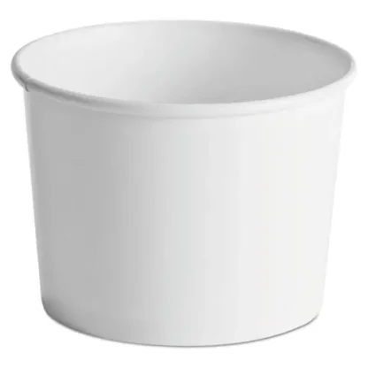 Chinet® Paper Food Containers, 64 oz, White, 25/Pack, 10 Packs/Carton