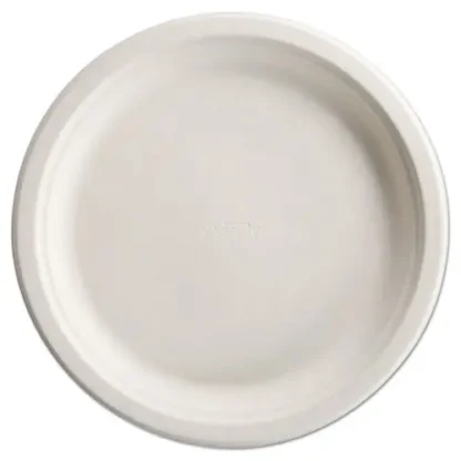 Chinet® PaperPro Naturals Fiber Dinnerware Plate, 10.5" Diameter, Natural, 125/Pack, 4 Packs/Carton