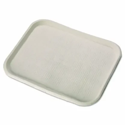Chinet® Savaday Molded Fiber Food Trays, 14 x 18, White, Paper, 100/Carton