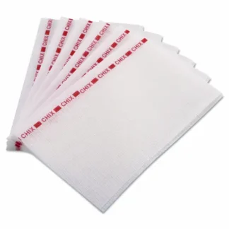 Chix® Food Service Towels, 13 x 21, Red/White, 150/Carton