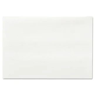 Chix® Masslinn Shop Towels, 1-Ply, 12" x 17", Unscented, White, 100/Pack, 12 Packs/Carton