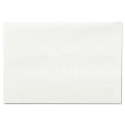 Chix® Masslinn Shop Towels, 1-Ply, 12" x 17", Unscented, White, 100/Pack, 12 Packs/Carton