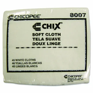 Chix® Soft Cloths, 13 x 15, White, 40/Pack, 30 Packs/Carton