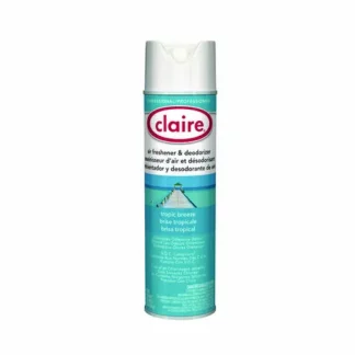 Claire® Aerosol Air Freshener and Deodorizer, Tropic Breeze, 10 oz Aerosol Spray, 12 Cans