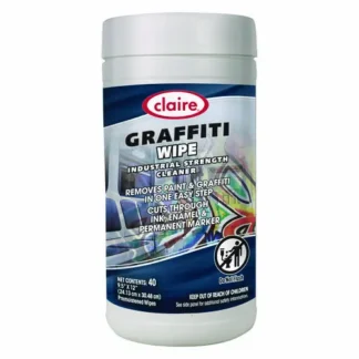 Claire® Graffiti Wipe, 1-Ply, 12 x 9.5, Mild Scent, Purple, 6/Carton