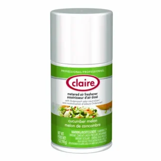 Claire® Metered Air Freshener, Cucumber Melon Scent, 7 oz Aerosol Spray