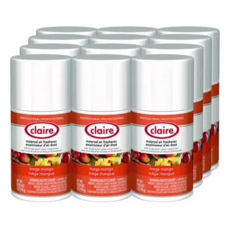 Claire® Metered Air Freshener, Mango, 11 oz Aerosol Spray, 12/Carton