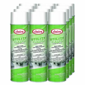 Claire® Utility Cleaner, Mild Solvent Scent, 19 oz Aerosol Spray, 12/Carton