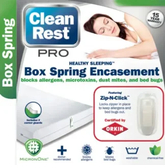 CleanRest Pro, Full XL Box Spring Encasement – 54″x80″x9″