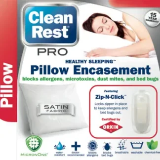 CleanRest Pro, Standard Pillow Encasement – 20″x26″