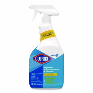 Clorox® Anywhere Daily Disinfectant and Sanitizer, Unscented, 32 oz Spray Bottle