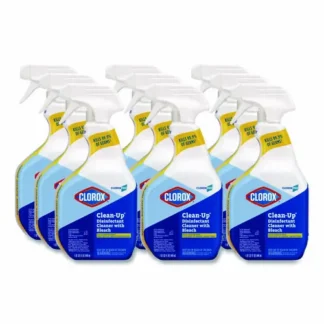 Clorox® CloroxPro Clean-Up Disinfectant Cleaner with Bleach, 32 oz Smart Tube Spray, 9/Carton