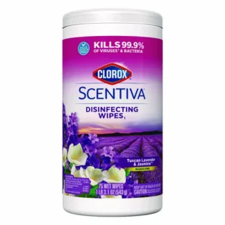 Clorox® Scentiva Bleach Free Cleaning Wipes, Tuscan Lavender and Jasmine, 75 Wipes/Canister