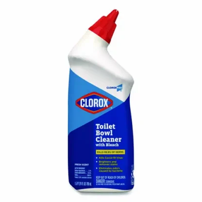 Clorox® Toilet Bowl Cleaner with Bleach, Fresh Scent, 24 oz Bottle