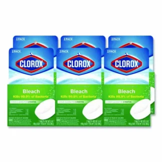 Clorox® Ultra Clean Toilet Tablets Bleach, 3.5 oz, 2 Tablets per Pack, 6 Packs per Carton