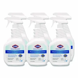 Clorox Healthcare® Bleach Germicidal Cleaner, 32 oz Spray Bottle, 6/Carton