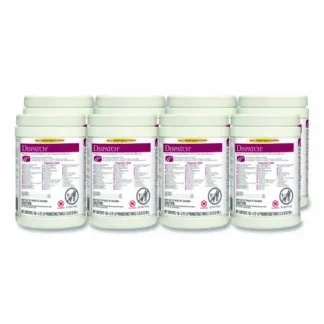 Clorox Healthcare® Dispatch Hospital Cleaner Disinfectant Towels w/Bleach, Unscented, White, 150 Towels/Canister, 8 Canisters/Carton