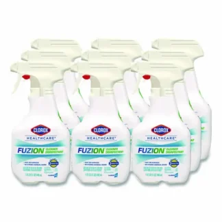 Clorox Healthcare® Fuzion Cleaner Disinfectant, Unscented, 32 oz Spray Bottle, 9/Carton