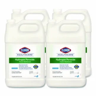 Clorox Healthcare® Hydrogen-Peroxide Cleaner/Disinfectant, 1 gal Bottle, 4/Carton