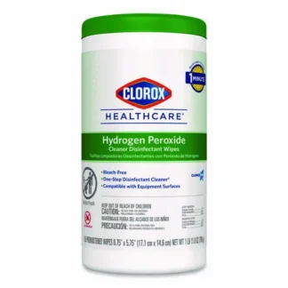 Clorox Healthcare® Hydrogen Peroxide Cleaner Disinfectant Wipes, Unscented, 155 Wipes/Canister