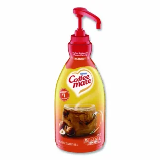 Coffee mate® Liquid Coffee Creamer, Hazelnut, 1.5 L Pump Bottle