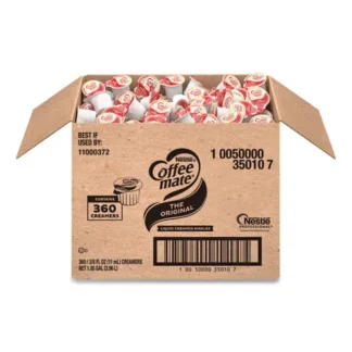 Coffee mate® Liquid Coffee Creamer, Original, 0.38 oz Mini Cups, 360/Carton