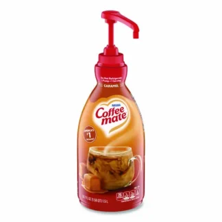 Coffee mate® Liquid Creamer Pump Bottle, Caramel, 50.7 oz
