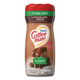 Coffee mate® Sugar Free Chocolate Cream Powdered Creamer, 10.2 oz Canister, 6/Carton