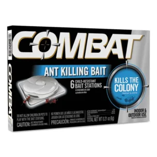 Combat® Combat Ant Killing System, Child-Resistant, Kills Queen and Colony, 6/Box