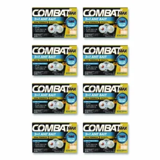 Combat® Max 2-in-1 Ant Bait, 4 Bait Stations/Pack, 8 Packs/Carton