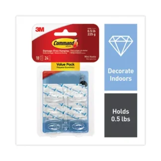 Command™ Clear Hooks and Strips