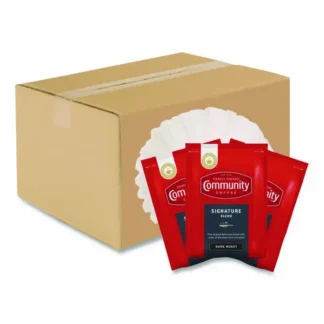 Community Coffee® Signature Blend, Dark Roast, 2.5 oz Packets, 40/Carton