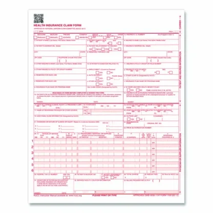 ComplyRight® CMS-1500 Health Insurance Claim Form