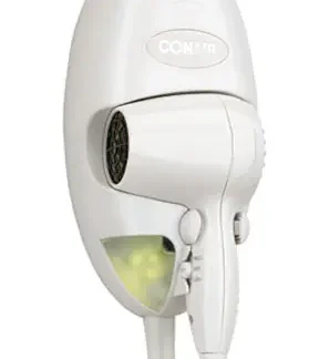 Conair 1600W, LED Light, 2 Heat/Speed, Auto-Off, Hard Wire, White