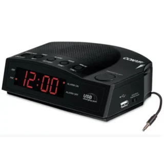 CONAIR® Alarm Clock Radio with USB Charging Port WCR14