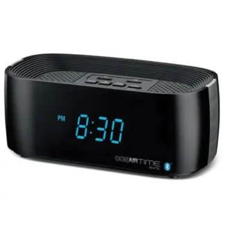 CONAIRTIME® Sync Bluetooth® Alarm Clock with Dual USB Charging Ports WCL75BK
