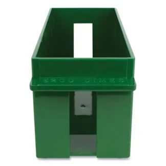 CONTROLTEK® Extra-Capacity Coin Tray, Dimes, 1 Compartment, Plastic, Green