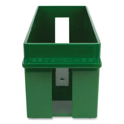 CONTROLTEK® Extra-Capacity Coin Tray, Dimes, 1 Compartment, Plastic, Green