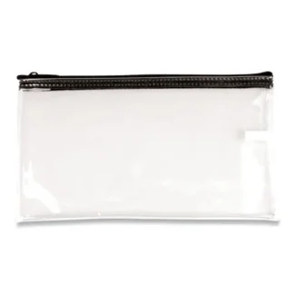 CONTROLTEK® Multipurpose Zipper Bags, Vinyl, 11 x 6, Clear