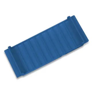 CONTROLTEK® Stackable Plastic Coin Tray, Nickels, 10 Compartments, Blue